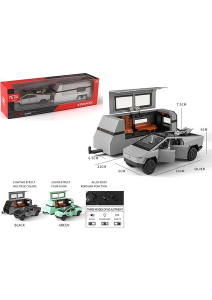 Kutulu 1:32 C-K Işıklı Sesli Karavan