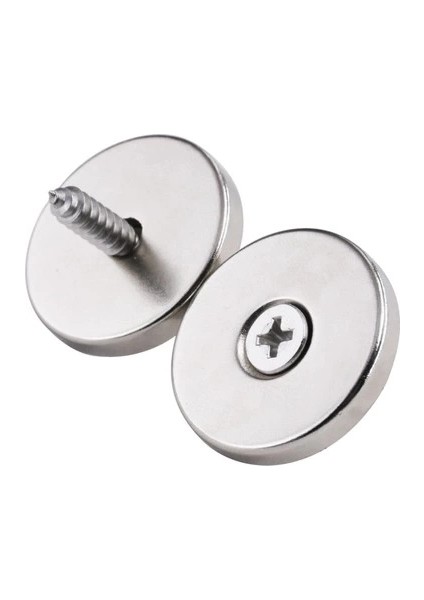 50 Adet 25X10/5X5,5 mm Neodyum Mıknatıs Havşa Delikli Magnet Vida Atılabilir N35 Nikel Paslanmaz indirimleri