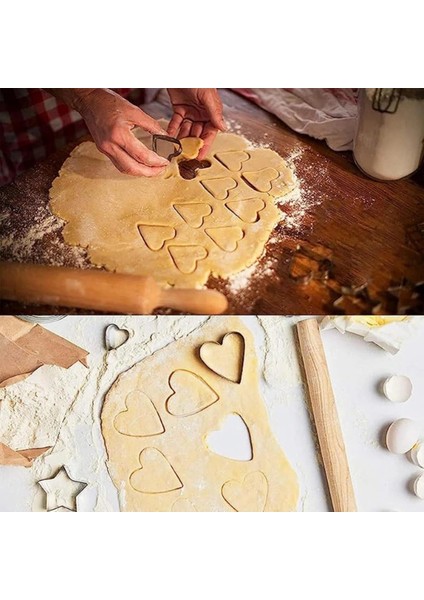 12 Adet Paslanmaz Çelik Kurabiye Kalıbı Seti indirimleri