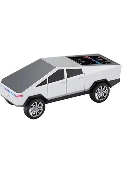 D68 Cyber Model Araba Tasarımlı Bluetooth Hoparlör 15W Güçlü Ses Rgb LED /tws/usb Beyaz fiyatları