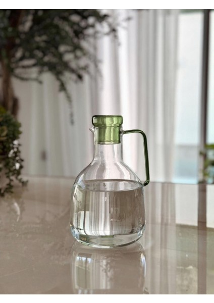 Vetro Renkli Kapaklı Cam Sürahi 1,8 Litre