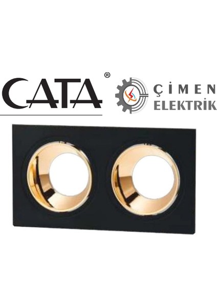 Cata Ct 5056 Jaguar Siyah Bakır Ikili Spot Kasası