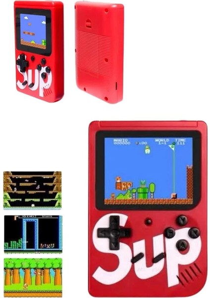 Çocuklara Özel Taşınabilir Sup El Atarisi 400 Oyunlu Nostaljik Oyun Konsolu fırsatları