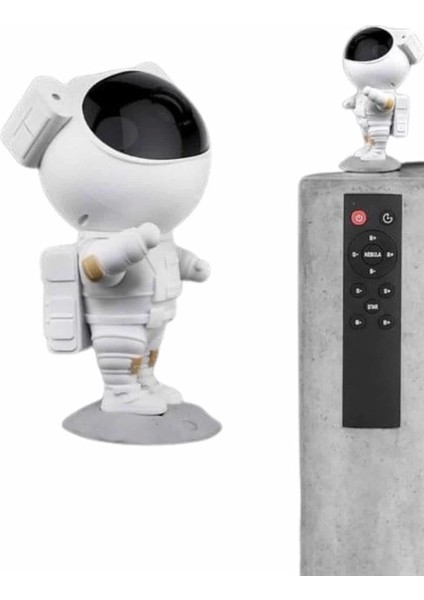 Gece Lambası Astronot Bluetooth Hoparlörlü Galaksi Işık Projektörü modelleri