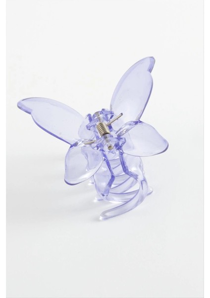 Kelebek Şeffaf Renkli Mandal Toka 8 cm fiyatları