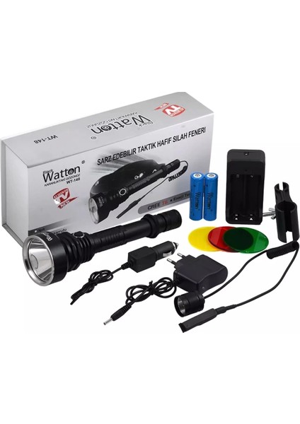 Orjinal 800 Lümen Tx6 Özel Avcı Feneri WT-148