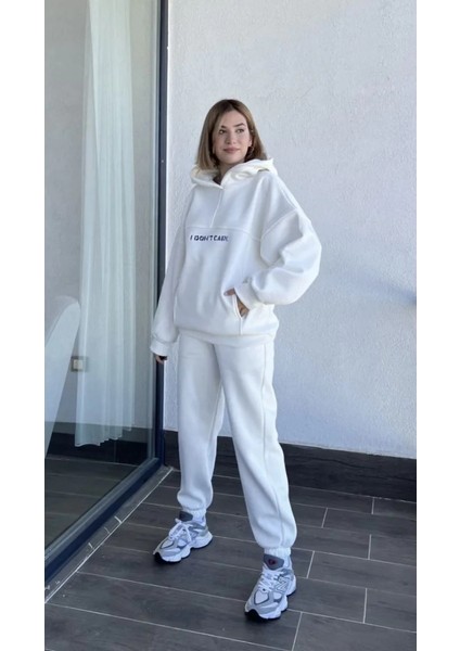 Nakış Işlemeli Üç Iplik Sweat Takım fırsatları