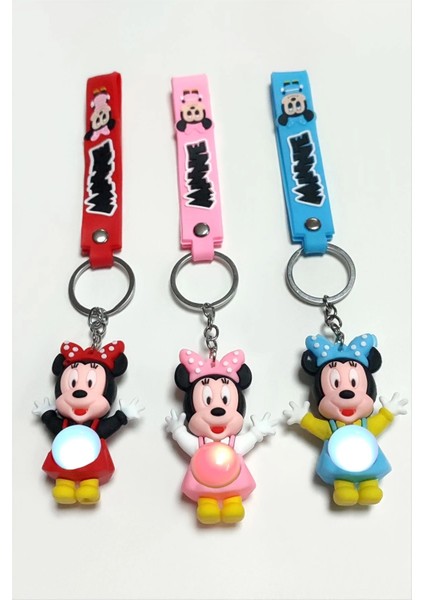 Çzgflm Karakteri Işıklı Silikon Anahtarlık