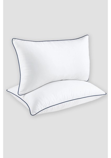 3 Adet 50X70CM Nano Jel Lüks Yastık | 1200GR Anti-Alerjik Pamuklu Yastık Seti 3lü