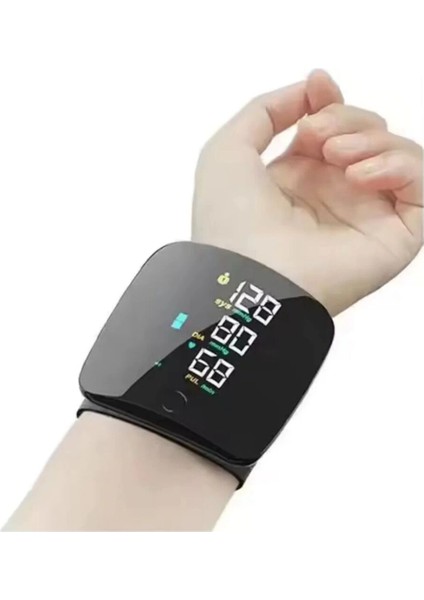 Renkli LCD Ekranlı Bilekten Tansiyon Aleti – Taşınabilir ve Kolay Kullanım Tansiyon Aleti