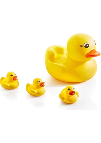 Oppla Sevimli Vinil Ördek Ailesi Banyo Oyuncakları