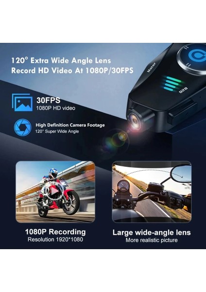 Q28 Motosiklet Kask Bluetooth Kulaklık 1080P Kamera Interkom Kulaklık Su Geçirmez Intercom fırsatları