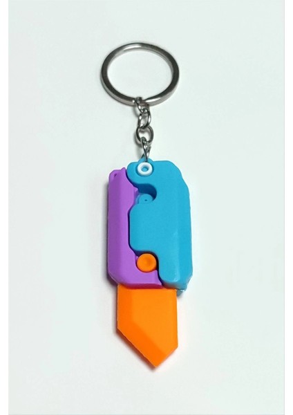 Bıçak Silikon Anahtarlık