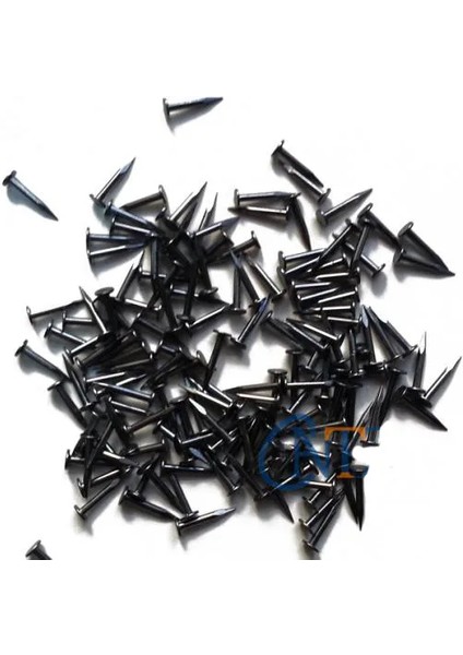 Klips, Menteşe, Ayağı Çivisi 9mm Çelik - Siyah 10GR