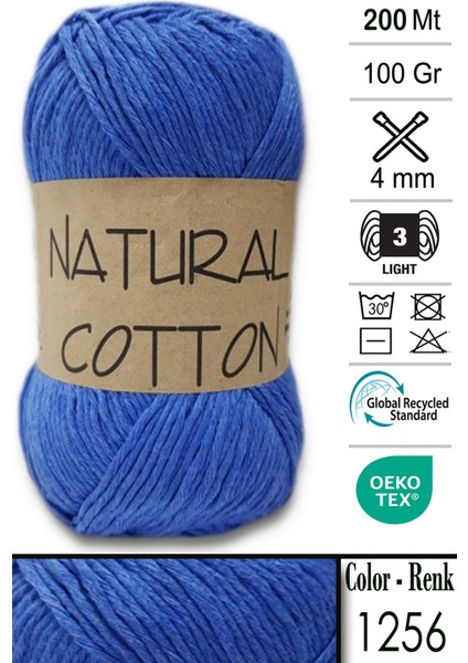 Diva Natural Cotton 1256 Mavi