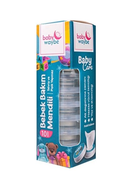 Bebek Bakım Temizlik Hijyen Mendili 10 x 4,5 ml