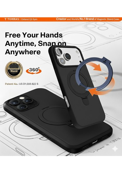 Iphone 17 Pro Uyumlu Kılıf Magsafe Şarj Destekli Açılır Standlı Çizilmez Yumuşak Kapak fiyatları