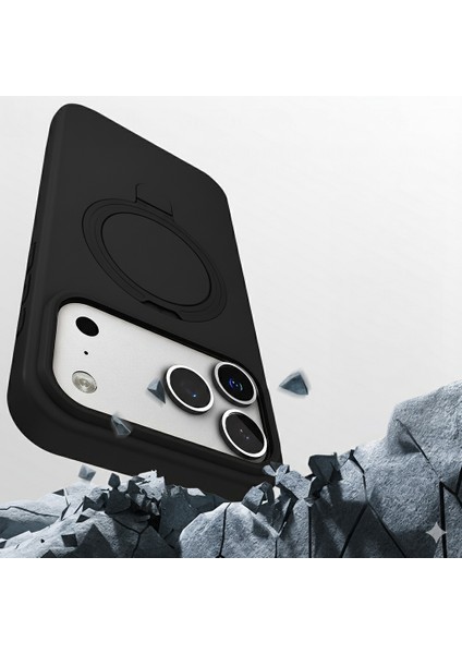 Iphone 17 Pro Uyumlu Kılıf Magsafe Şarj Destekli Açılır Standlı Çizilmez Yumuşak Kapak modelleri