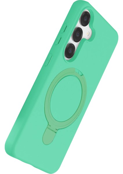 Samsung Galaxy S25 Kılıf Magsafe Şarj Destekli Açılır Standlı Çizilmez Yumuşak Kapak modelleri