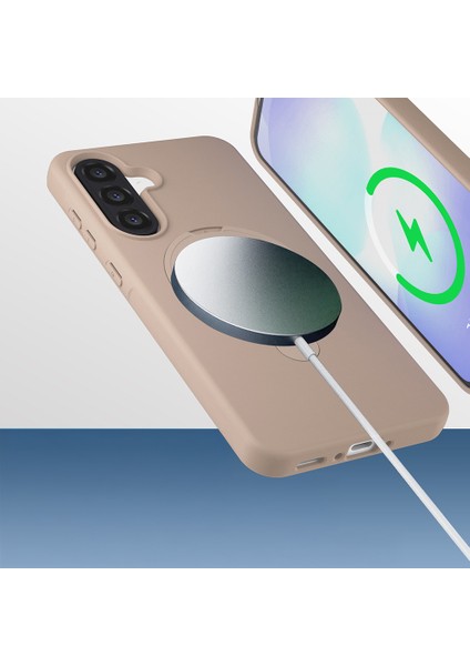 Samsung Galaxy A56 Uyumlu Kılıf Magsafe Şarj Destekli Açılır Standlı Çizilmez Yumuşak Kapak modelleri