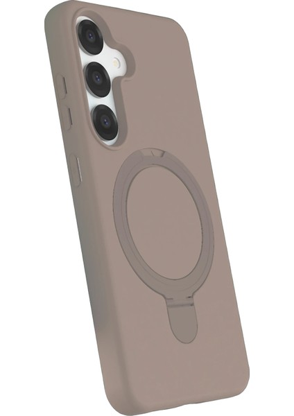 Samsung Galaxy S25 Kılıf Magsafe Şarj Destekli Açılır Standlı Çizilmez Yumuşak Kapak fiyatları