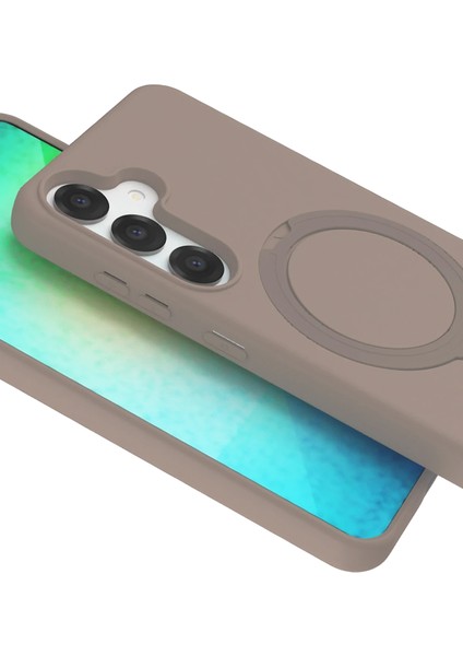 Samsung Galaxy S25 Kılıf Magsafe Şarj Destekli Açılır Standlı Çizilmez Yumuşak Kapak fırsatları