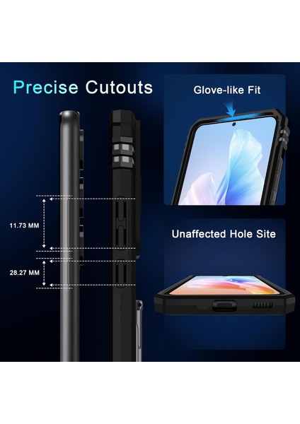 Samsung Galaxy S25 Fe Uyumlu Ekran Koruyuculu Kılıf Sürgülü Yüzüklü Standlı Darbe Emici Tank Kapak indirimleri