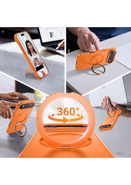 Iphone 17 Air Uyumlu Kılıf Magsafe Şarj Destekli Açılır Standlı Çizilmez Yumuşak Mat Kapak fiyatları