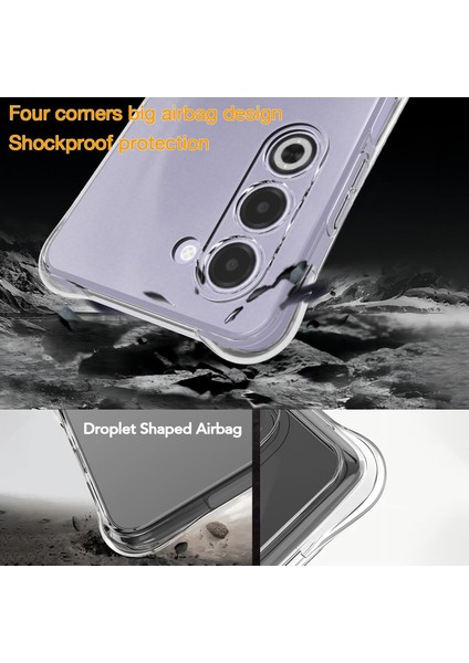 Oppo A5 Uyumlu Kılıf Kamera Çıkıntılı Kristal Şeffaf Kaymaz Silikon Kapak fiyatları