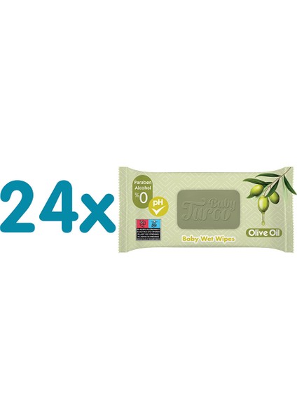 Zeytinyağlı Bebek Islak Mendil 24X90 Adet fiyatları