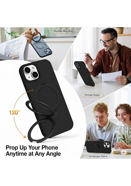 Iphone 13/14 Uyumlu Kılıf Magsafe Şarj Destekli Açılır Standlı Çizilmez Yumuşak Kapak fiyatları