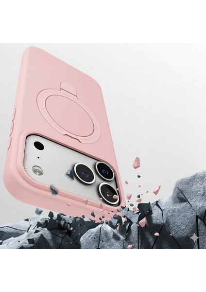 Iphone 17 Pro Uyumlu Kılıf Magsafe Şarj Destekli Açılır Standlı Çizilmez Yumuşak Kapak modelleri