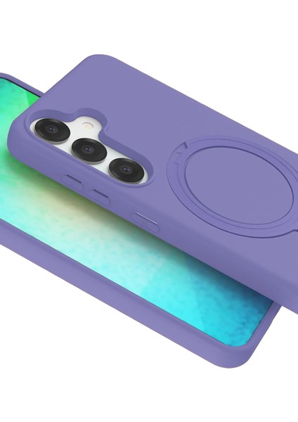 Samsung Galaxy S25 Kılıf Magsafe Şarj Destekli Açılır Standlı Çizilmez Yumuşak Kapak fırsatları