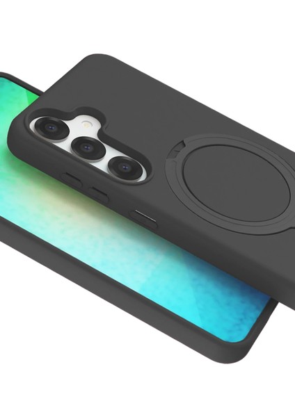 Samsung Galaxy S25 Kılıf Magsafe Şarj Destekli Açılır Standlı Çizilmez Yumuşak Kapak modelleri