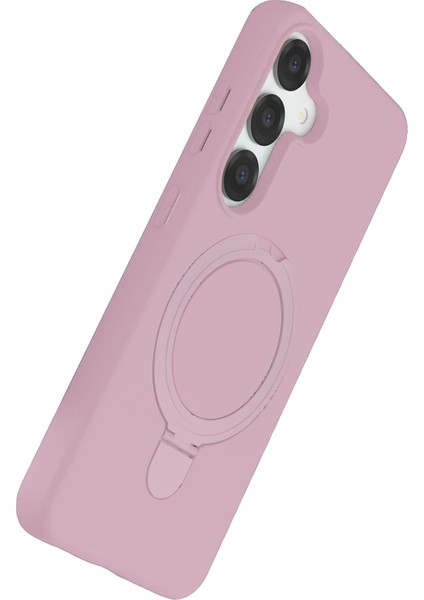 Samsung Galaxy S25 Kılıf Magsafe Şarj Destekli Açılır Standlı Çizilmez Yumuşak Kapak modelleri