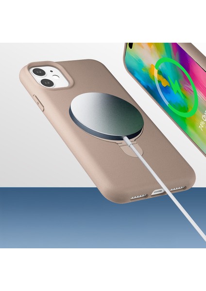 Iphone 11 Uyumlu Kılıf Magsafe Şarj Destekli Açılır Standlı Çizilmez Yumuşak Kapak modelleri