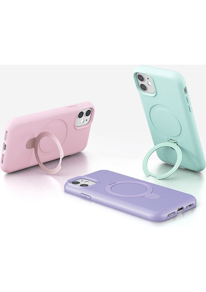 Iphone 11 Uyumlu Kılıf Magsafe Şarj Destekli Açılır Standlı Çizilmez Yumuşak Kapak indirimleri