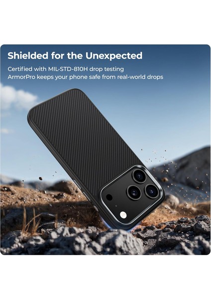 Iphone 17 Pro Max Uyumlu Kılıf Kamera Koruma Magsafe Sarj Destekli Karbon Fiber Görünüm Kapak fiyatları