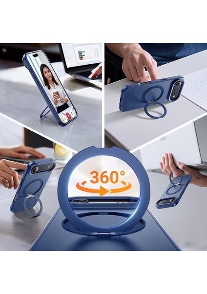 Iphone 17 Air Uyumlu Kılıf Magsafe Şarj Destekli Açılır Standlı Çizilmez Yumuşak Mat Kapak fiyatları