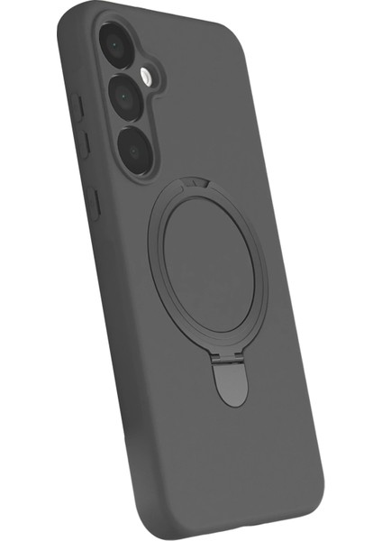 Samsung Galaxy A25 Kılıf Magsafe Şarj Destekli Açılır Standlı Çizilmez Yumuşak Kapak fiyatları