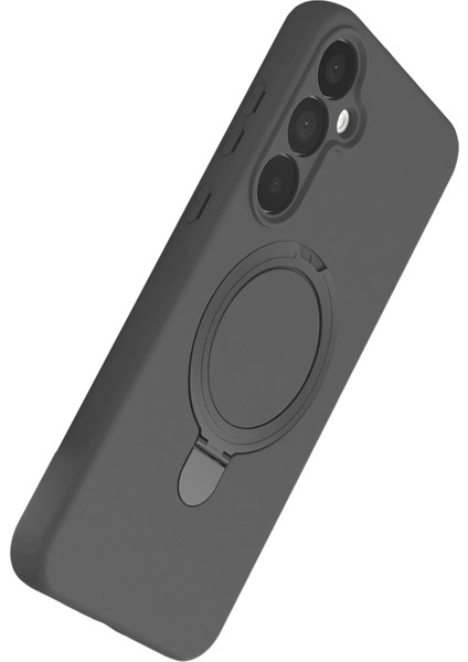 Samsung Galaxy A25 Kılıf Magsafe Şarj Destekli Açılır Standlı Çizilmez Yumuşak Kapak modelleri
