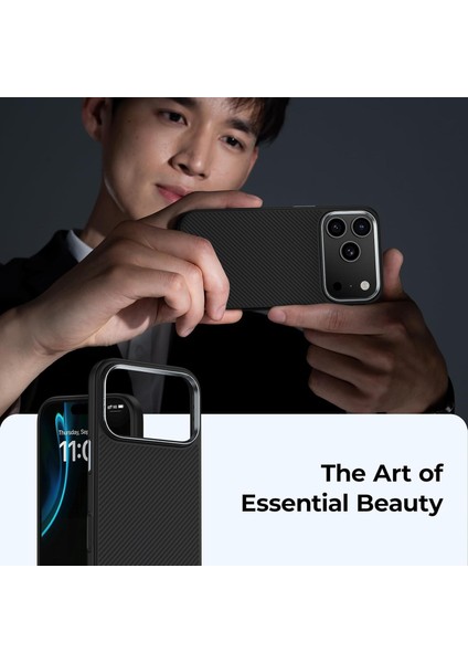 Iphone 17 Air Uyumlu Kılıf Kamera Koruma Magsafe Sarj Destekli Karbon Fiber Görünüm Kapak modelleri