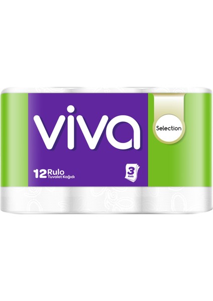 Selection 3 Katlı Tuvalet Kağıdı 12'li