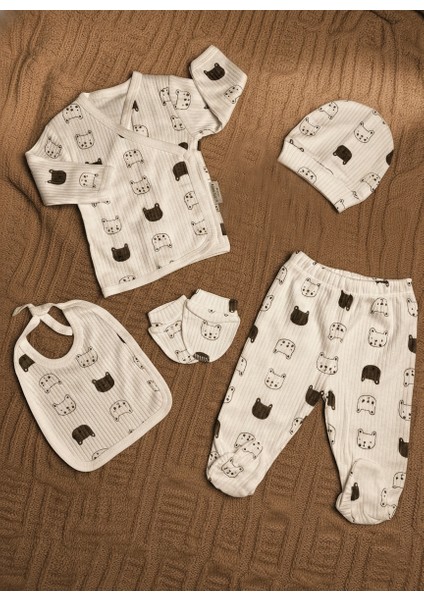 10 Parça Yeni Doğan Hastane Çıkışı & Hoş Geldin Bebek Seti (Hediye Kutulu & Ayıcıklı) – Babyshower