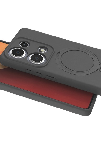 Xiaomi Redmi Note 13 Pro 4g Kılıf Magsafe Şarj Destekli Açılır Standlı Çizilmez Yumuşak Kapak modelleri