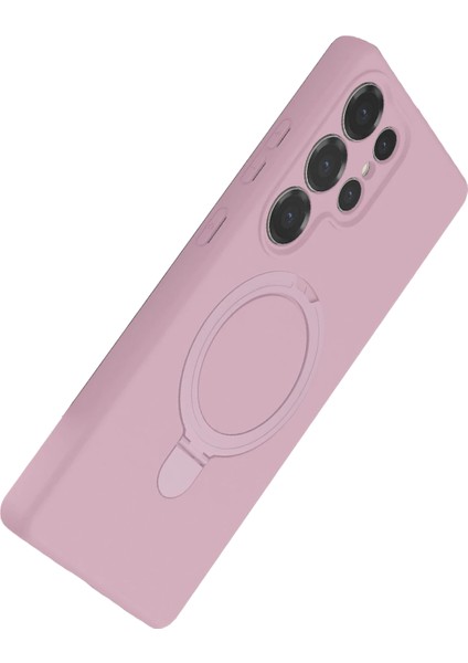 Samsung Galaxy S24 Ultra Kılıf Magsafe Şarj Destekli Açılır Standlı Çizilmez Yumuşak Kapak modelleri