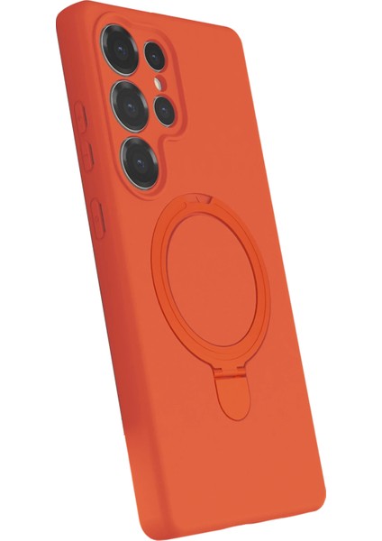Samsung Galaxy S24 Ultra Kılıf Magsafe Şarj Destekli Açılır Standlı Çizilmez Yumuşak Kapak fiyatları