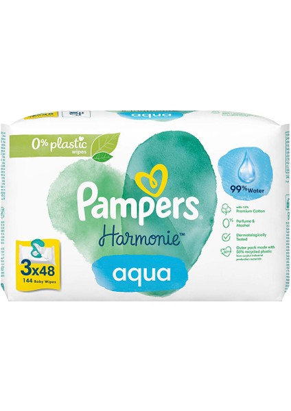 Prıma Islak Havlu Aqua Pure 3lü