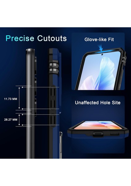 Samsung Galaxy S25 Fe Uyumlu Ekran Koruyuculu Kılıf Sürgülü Yüzüklü Standlı Darbe Emici Tank Kapak indirimleri