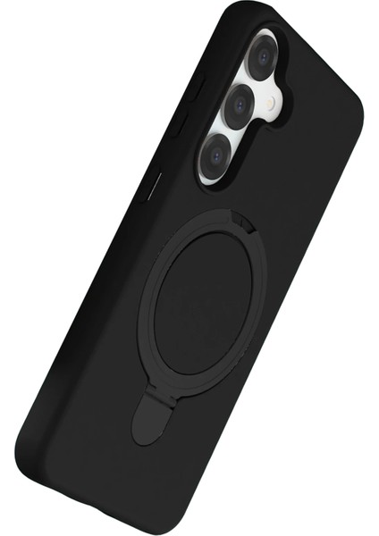 Samsung Galaxy S25 Kılıf Magsafe Şarj Destekli Açılır Standlı Çizilmez Yumuşak Kapak modelleri